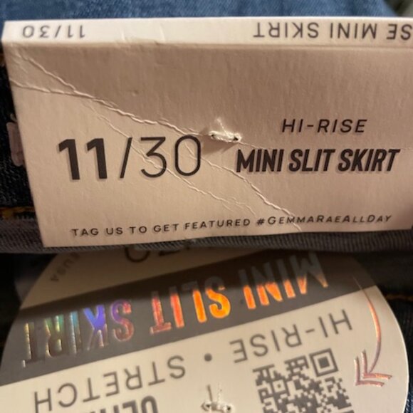 Gemma Rae Junior Hi Rise Denim Skirt Size 11(616) - Picture 5 of 6